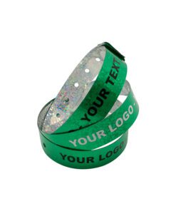 Hologram-Wristbands-L-Shape-Green-Printed