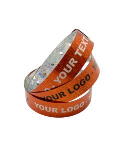 Hologram-Wristbands-L-Shape-Orange-Printed