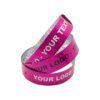 Hologram-Wristbands-L-Shape-Pink-Printed