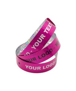 Hologram-Wristbands-L-Shape-Pink-Printed