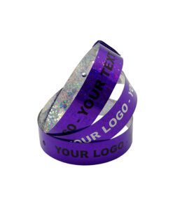 Hologram-Wristbands-L-Shape-Puple-Printed