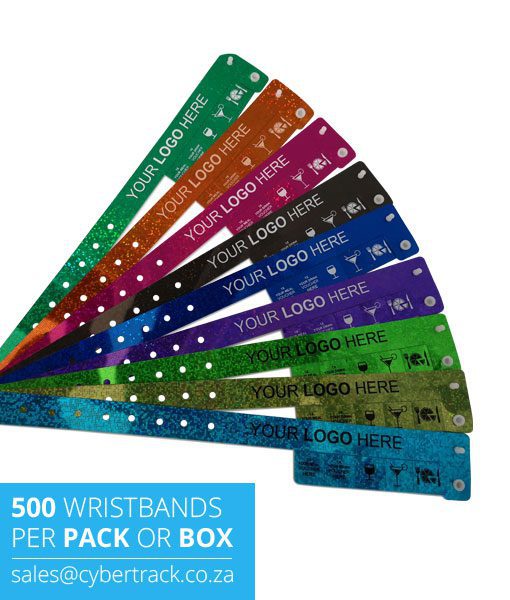 event wristbands with tear off tabs