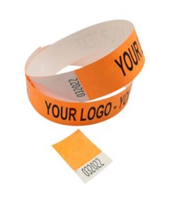 Printed-Tyvek-Wristbands-Orange