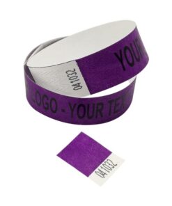 Printed-Tyvek-Wristbands-Purple