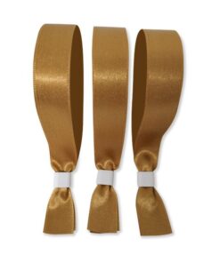 Fabric-Wristbands-Gold