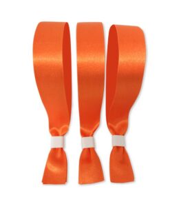 Fabric-Wristbands-Neon-Orange