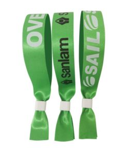 Printed-fabric-Wristbands-Lime