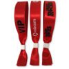 Printed-fabric-Wristbands-Red