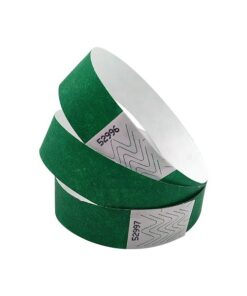 Tyvek Wristbands Green