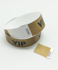 VIP Tyvek-Wristbands-GOLD