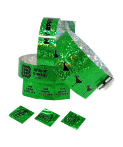 Tear-Off-Tab-Wristbands-Hologram-Lime