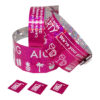 Tear-Off-Tab-Wristbands-Hologram-Pink