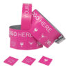 Tear-Off-Tab-Wristbands-Vinyl-Pink