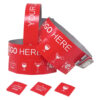 Tear-Off-Tab-Wristbands-Vinyl-Red