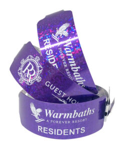 Printed-Hologram-Wristbands-Purple