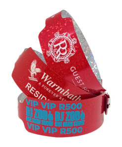 Printed-Hologram-Wristbands-Red