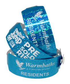 Printed-Hologram-Wristbands-Turquoise