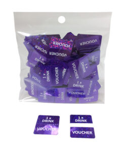 EVENT-TOKEN-PRE-PRINTED-DRINK-VOUCHER-PURPLE