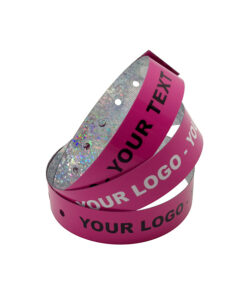 Vinyl-Wristbands-L-Shape-Pink-Printed