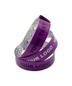 Vinyl-Wristbands-L-Shape-Purple-Printed