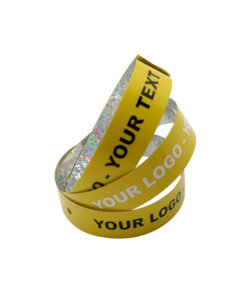 Vinyl-Wristbands-L-Shape-Yellow-Printed