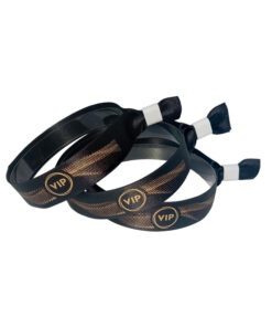 VIP-Wristbands-Fabric-Wristbands-with-Patterns-Gold