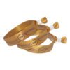 VIP-Wristbands-Fabric-Wristbands-with-Patterns-Gold